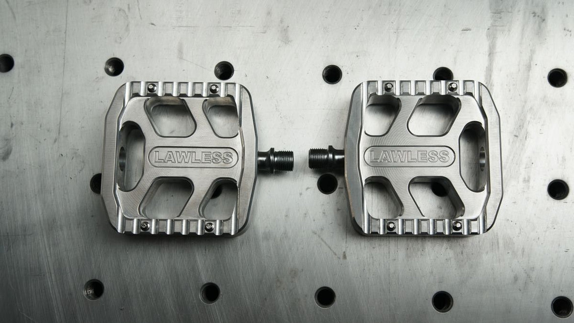 Lawless Bicycles Custom Billet Pedals Lawless Bicycles Custom Billet Pedals