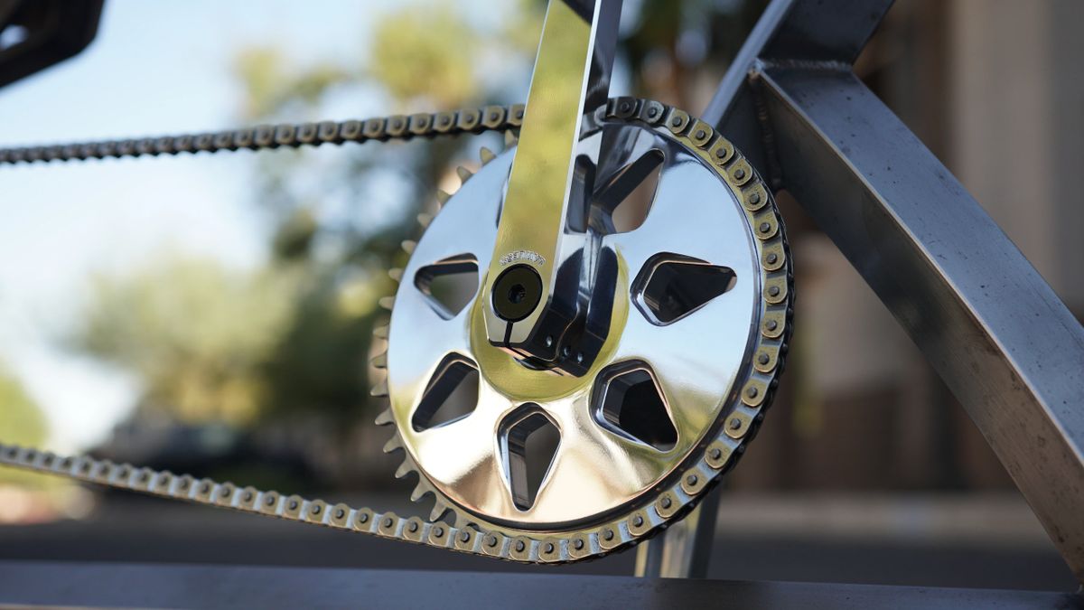 Blood Diamond Sprocket — CNC billet aluminum bicycle sprocket for custom cruisers