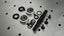 Bottom bracket with spindle — CNC billet aluminum bottom bracket for custom builds