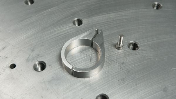 Cable clamp — CNC billet aluminum cable clamp Main image