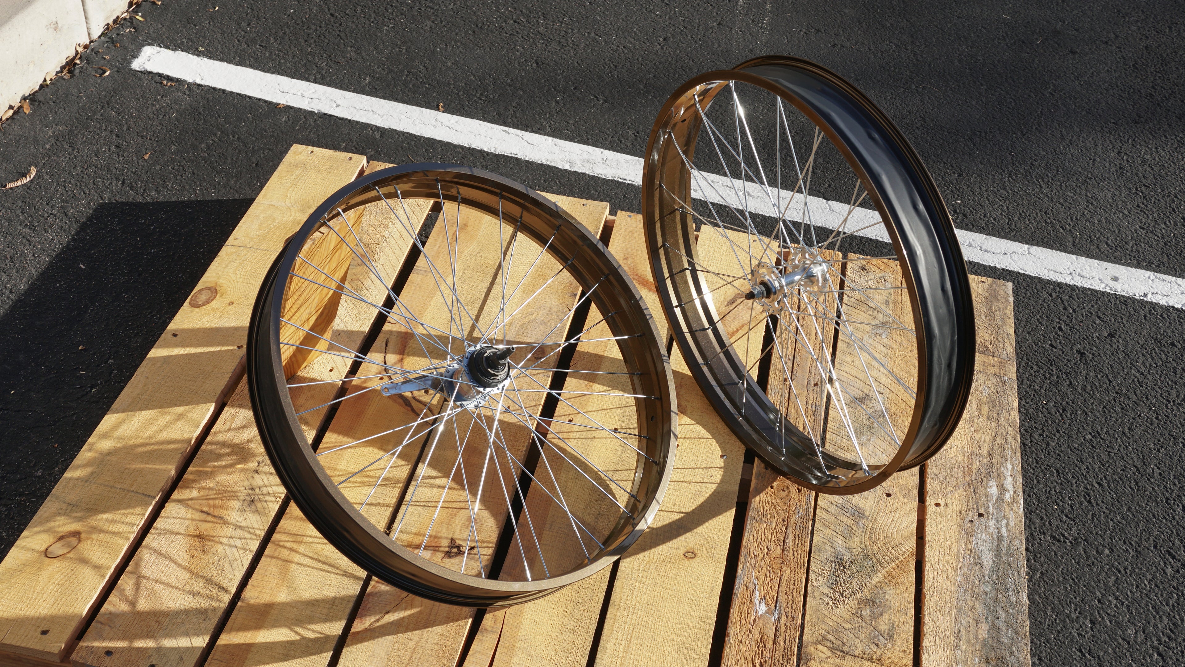 Bronze Wheel Set 26x3” – Nexus 3-Speed – Lawless Bicycles