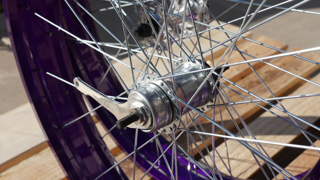 Illusion purple Combo Set - Bully Stem, Crankset & Nexus Wheelset