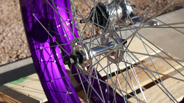 Illusion purple Combo Set - Bully Stem, Crankset & Nexus Wheelset