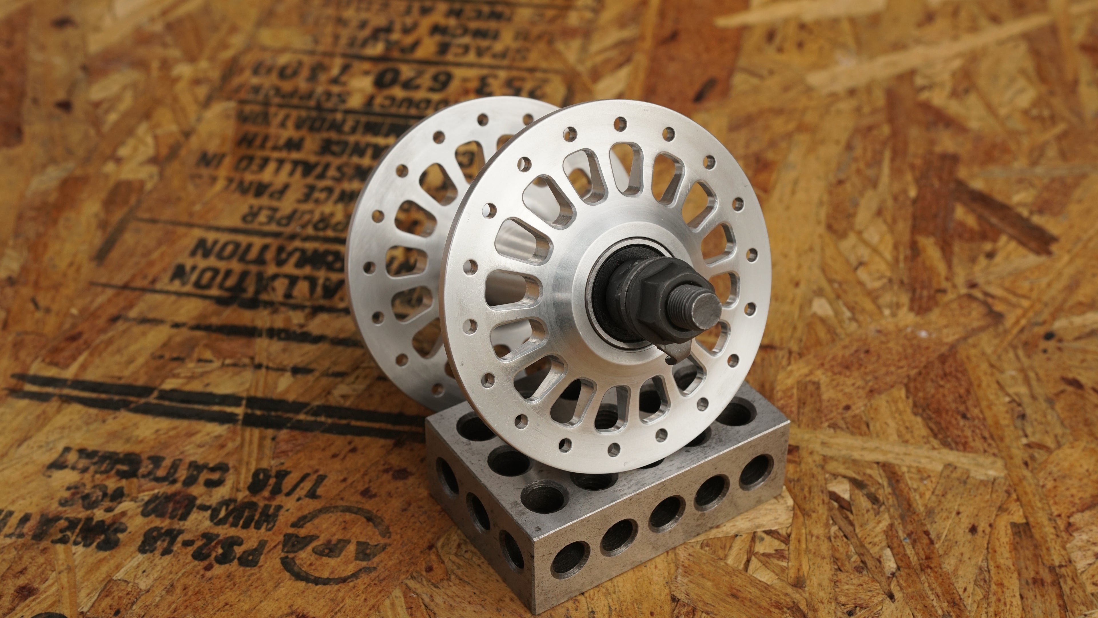 Billet Front hub 36h 100mm — CNC billet aluminum front bicycle hub