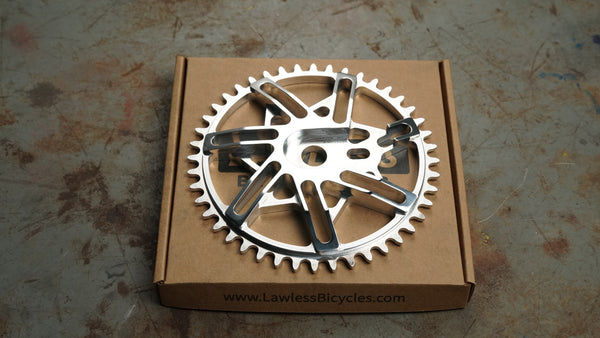 Wicked Sprocket — CNC billet aluminum bicycle sprocket for custom cruisers