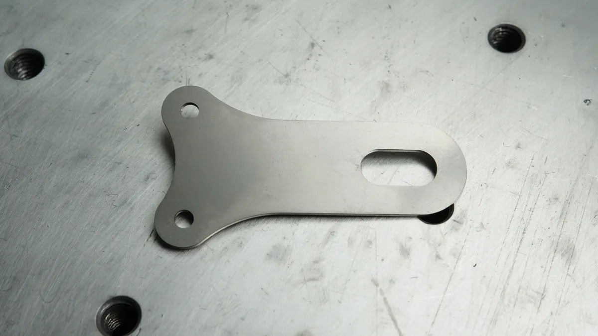 Stainless steel headlight mount bracket — Lawless Bicycles
