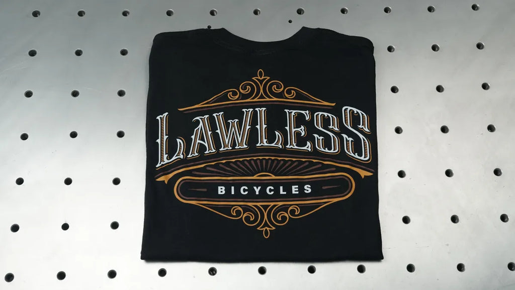 Lawless Pinstripe T-Shirt — Lawless Bicycles apparel
