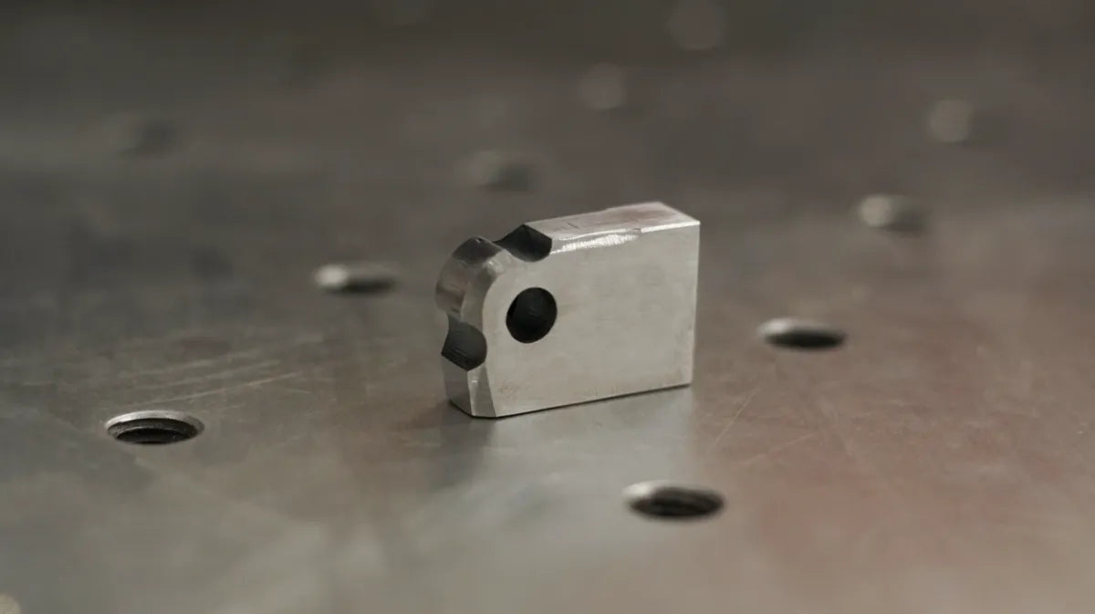 Steel weld-on kickstand tab — Lawless Bicycles Main image
