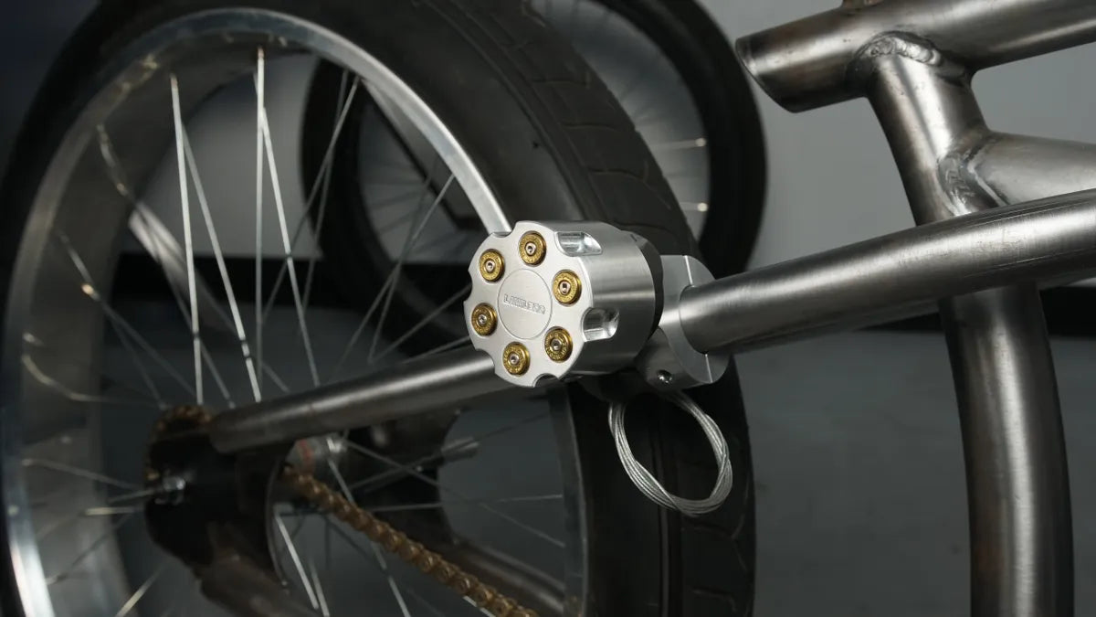 Six Shooter shift knob for Sturmey Archer — CNC billet aluminum shifter knob
