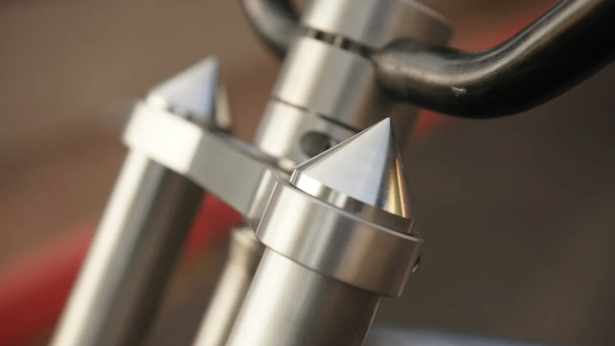 Billet Round Fork Caps