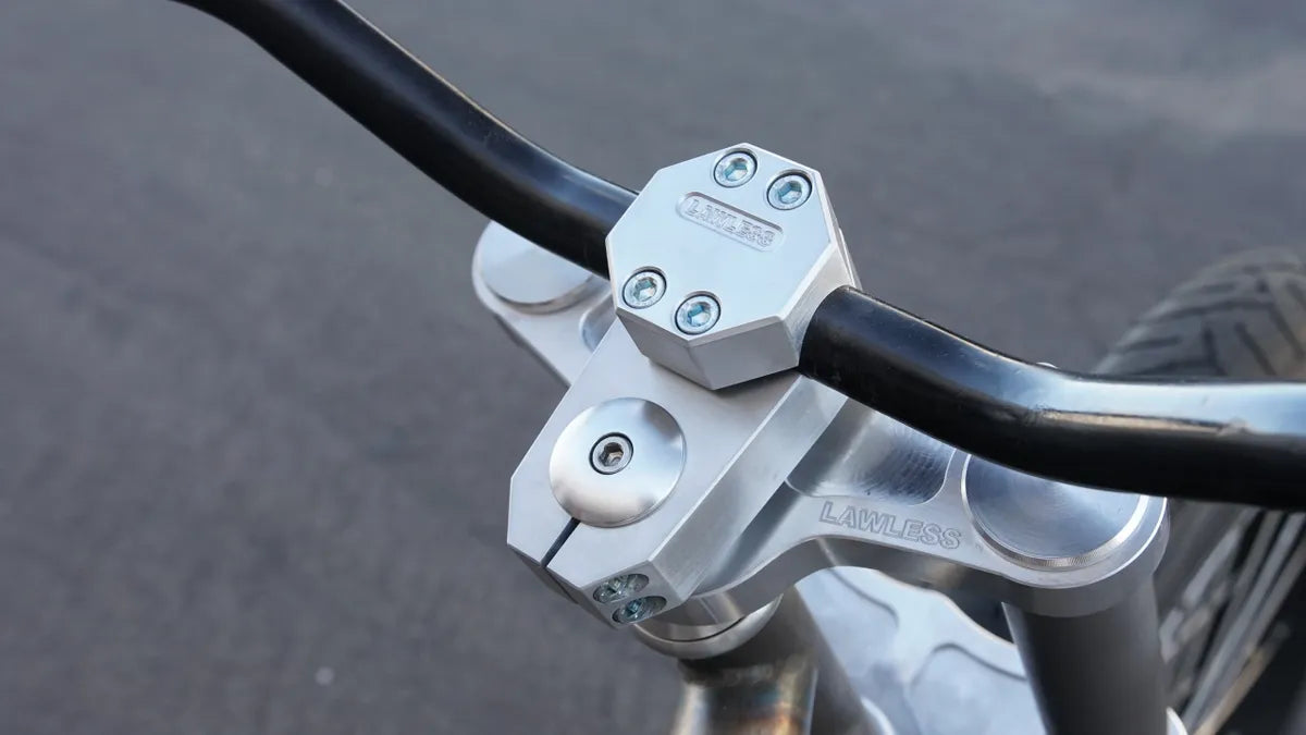 The Bully Offset — CNC billet aluminum bicycle stem for custom cruisers
