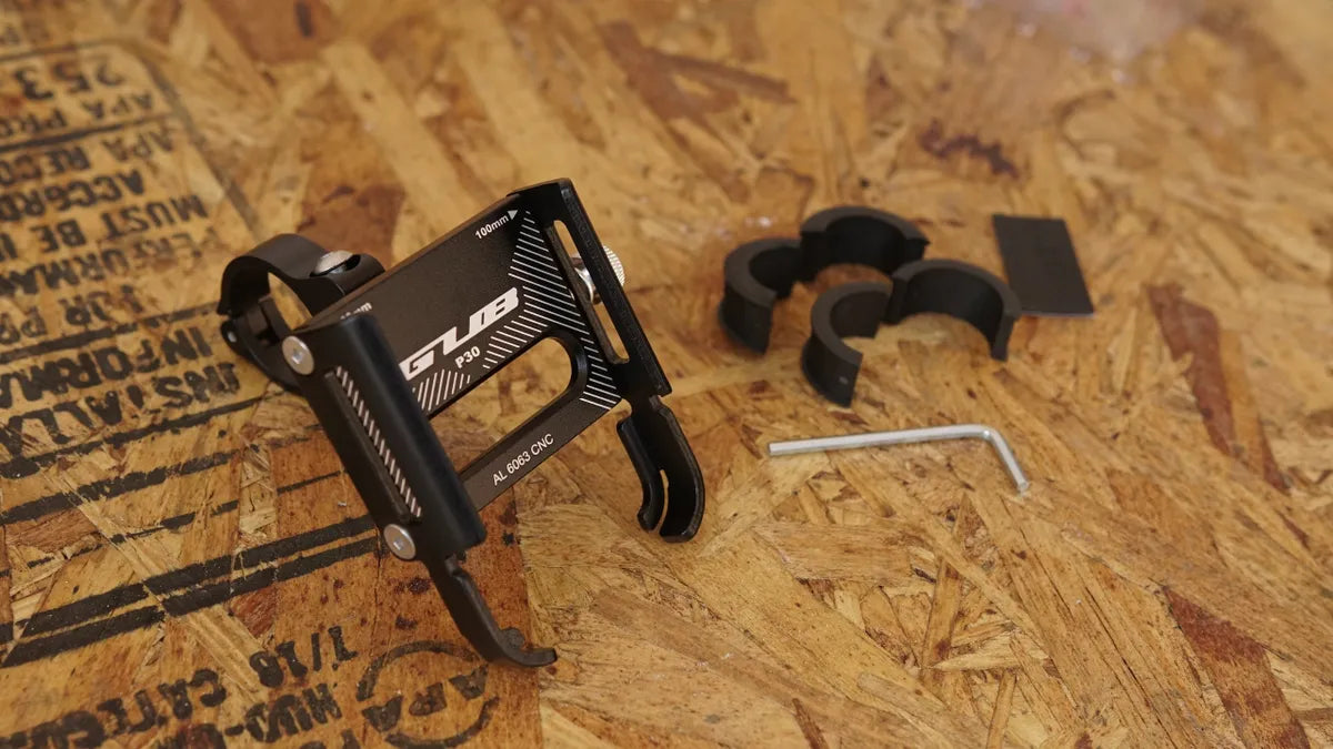 Bicycle handlebar phone holder — Lawless Bicycles Main image