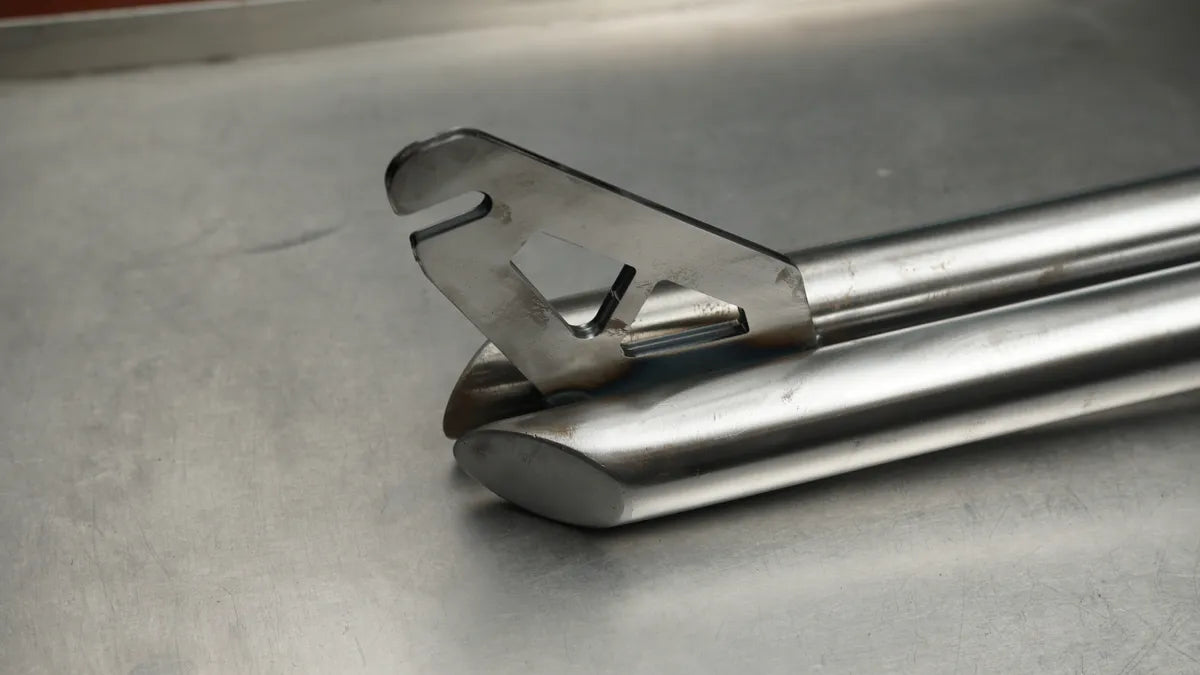 Round Legs 1.5 — steel fork legs for custom cruiser springer forks Main image