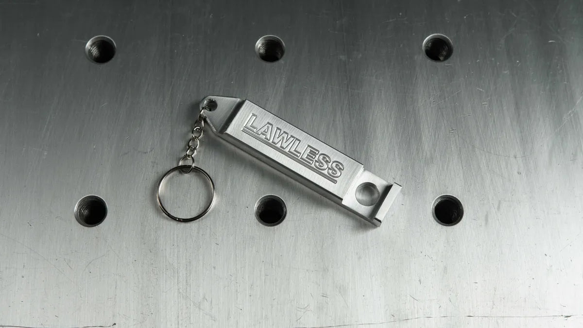 Lawless Bicycles keychain