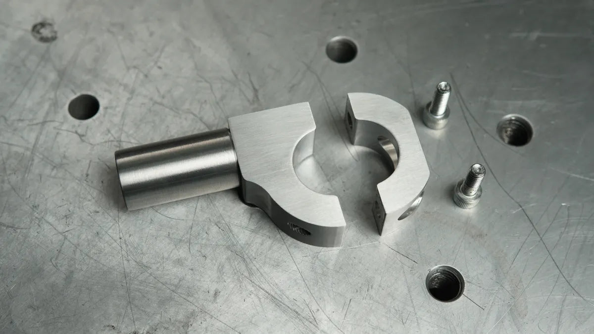 Shifter Clamp — CNC billet aluminum cable clamp Main image
