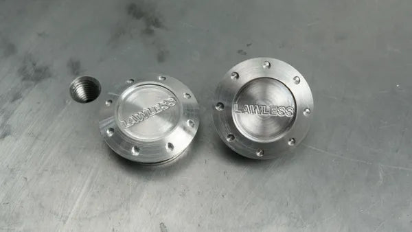 Billet Round Fork Caps