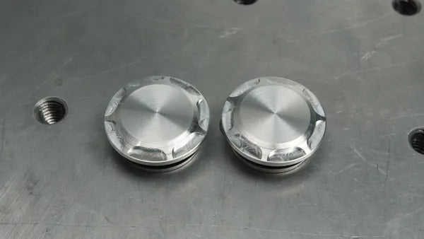 Billet Round Fork Caps